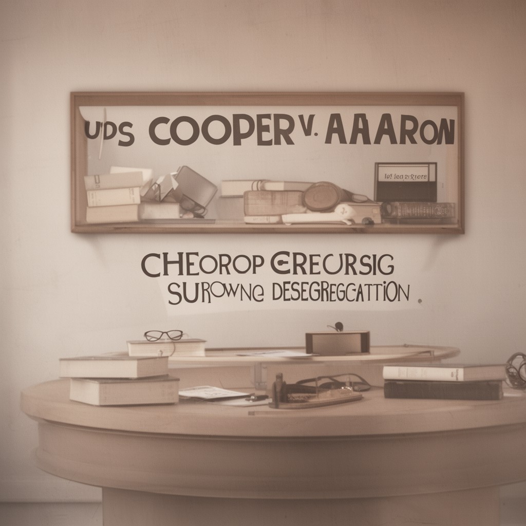 AI-generated illustration of Cooper v. Aaron