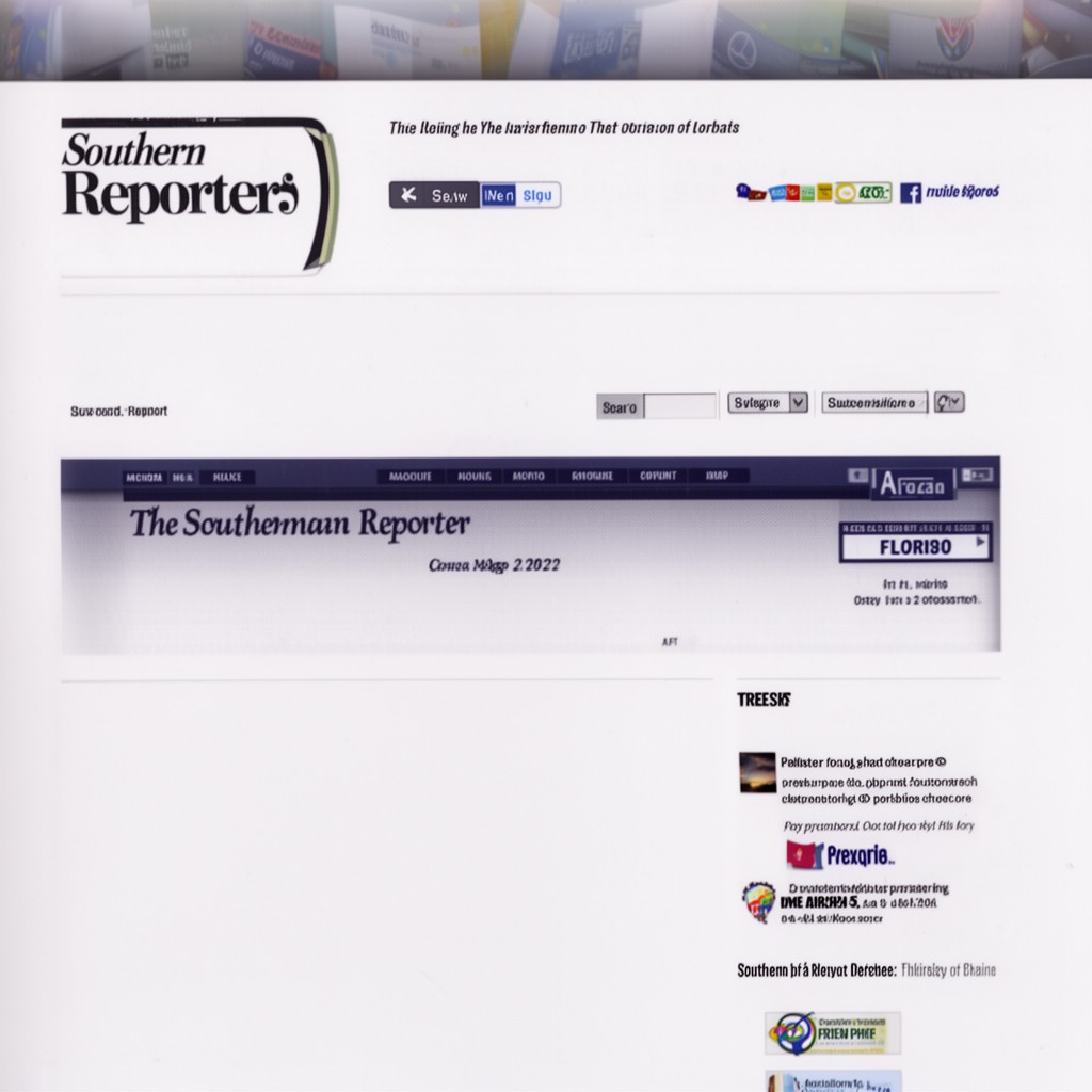 AI-generated illustration of Southern Reporter