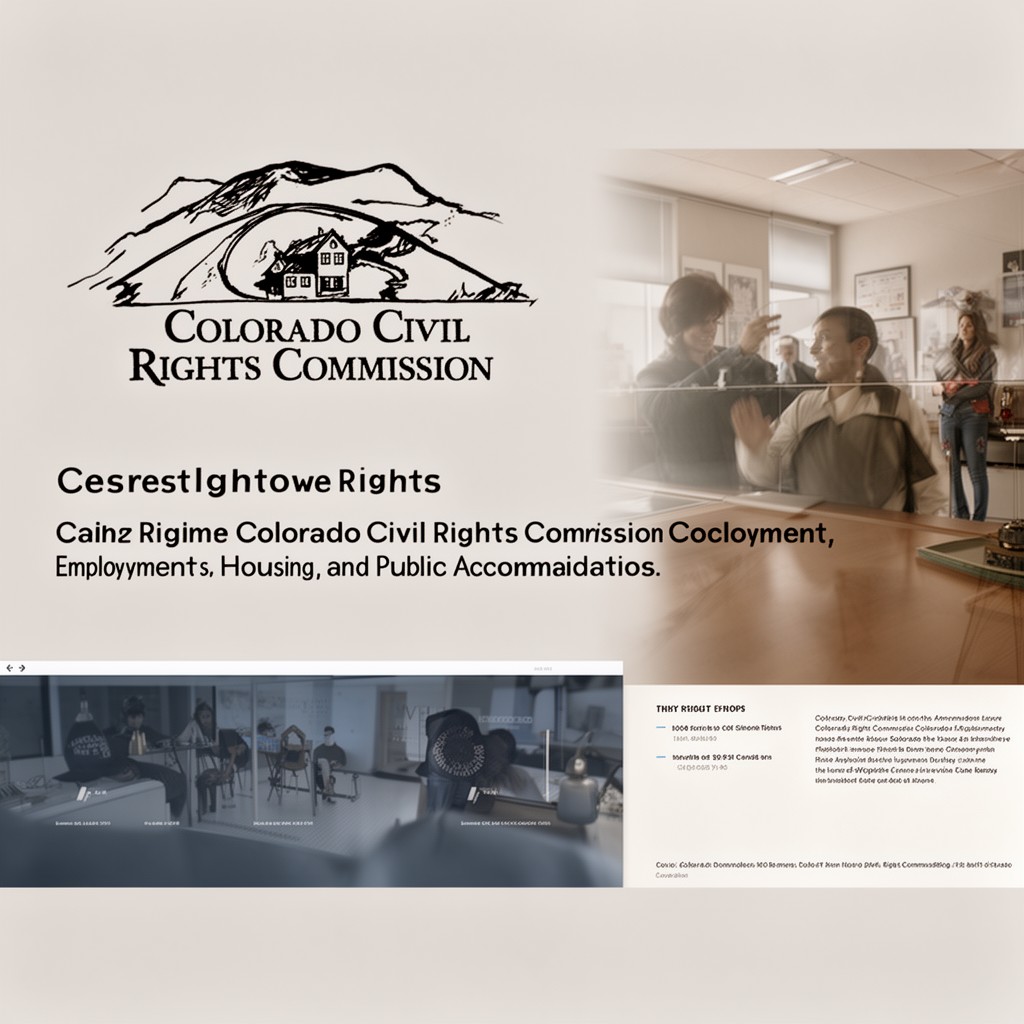AI-generated illustration of Colorado Civil Rights Commission