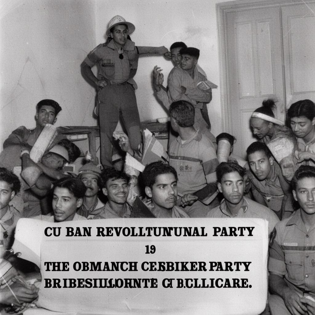 AI-generated illustration of Cuban Revolutionary Party
