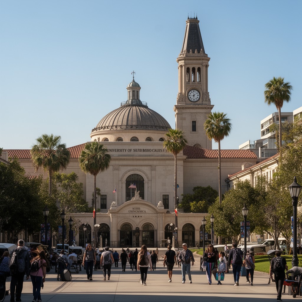 AI-generated illustration of University of Southern California