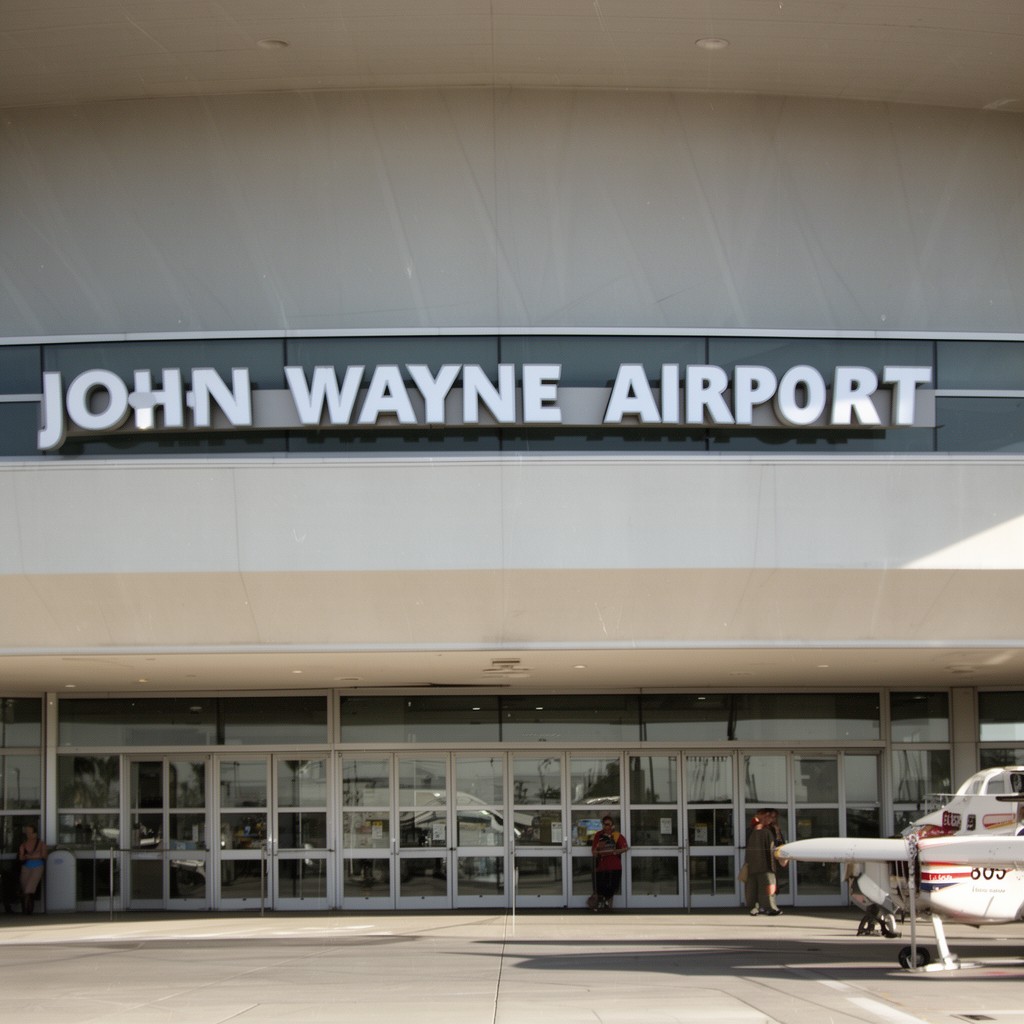 AI-generated illustration of John Wayne Airport