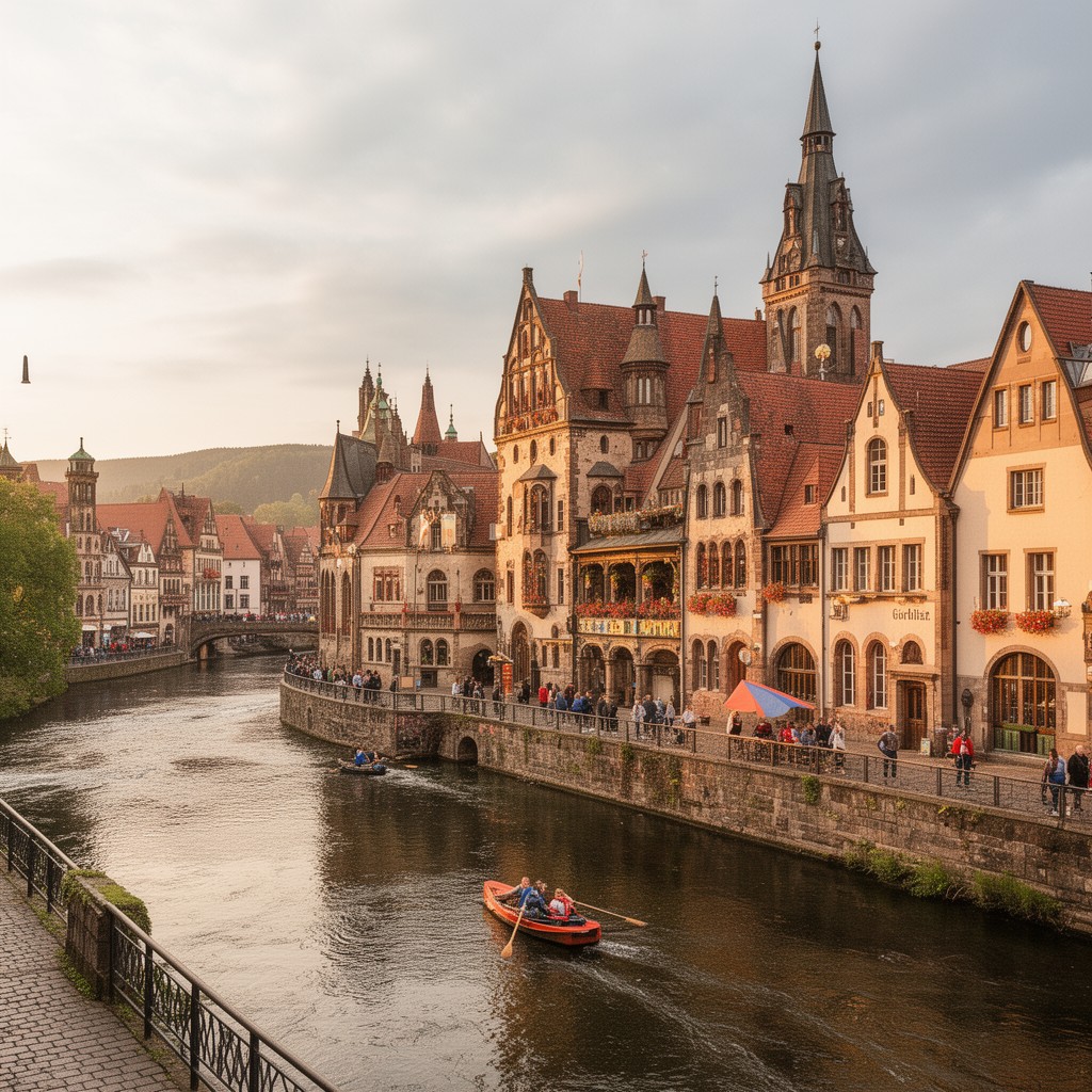 AI-generated illustration of Görlitz