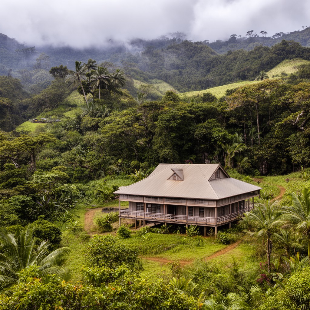 AI-generated illustration of National Park of American Samoa