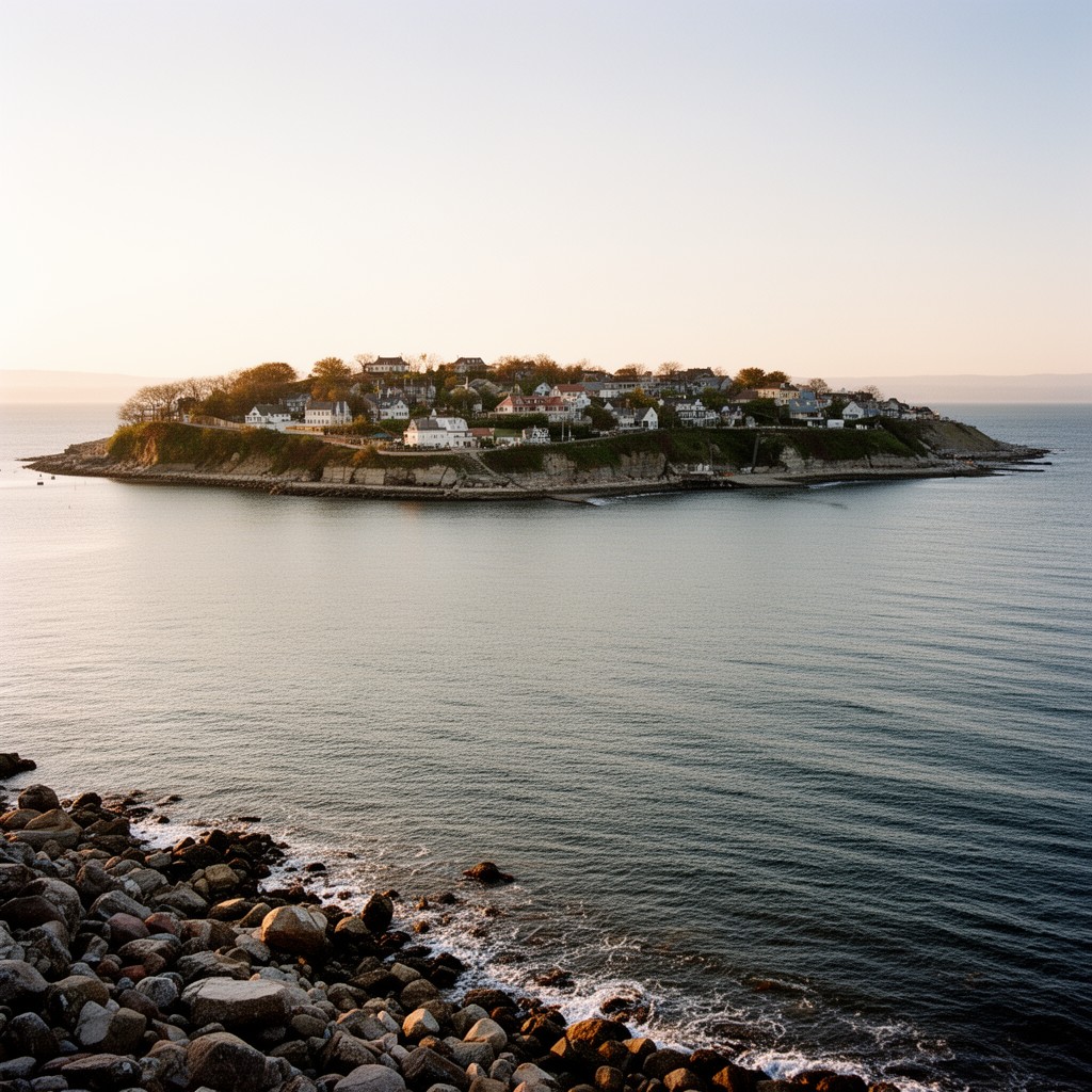 AI-generated illustration of Nahant