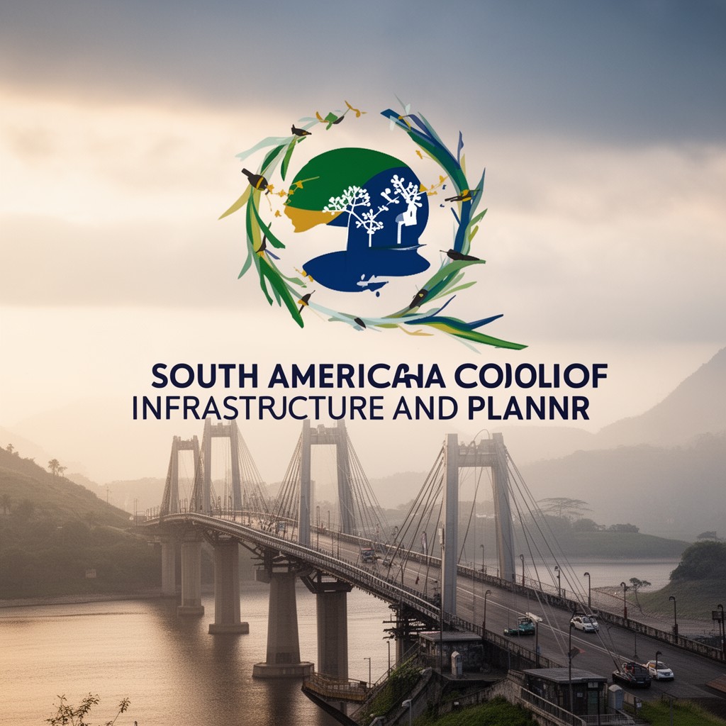 AI-generated illustration of South American Council of Infrastructure and Planning
