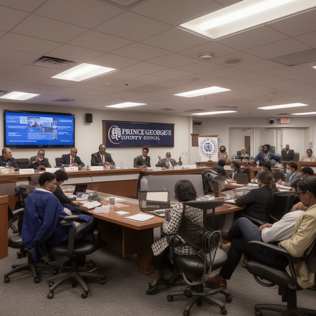 AI-generated illustration of Prince George’s County Council
