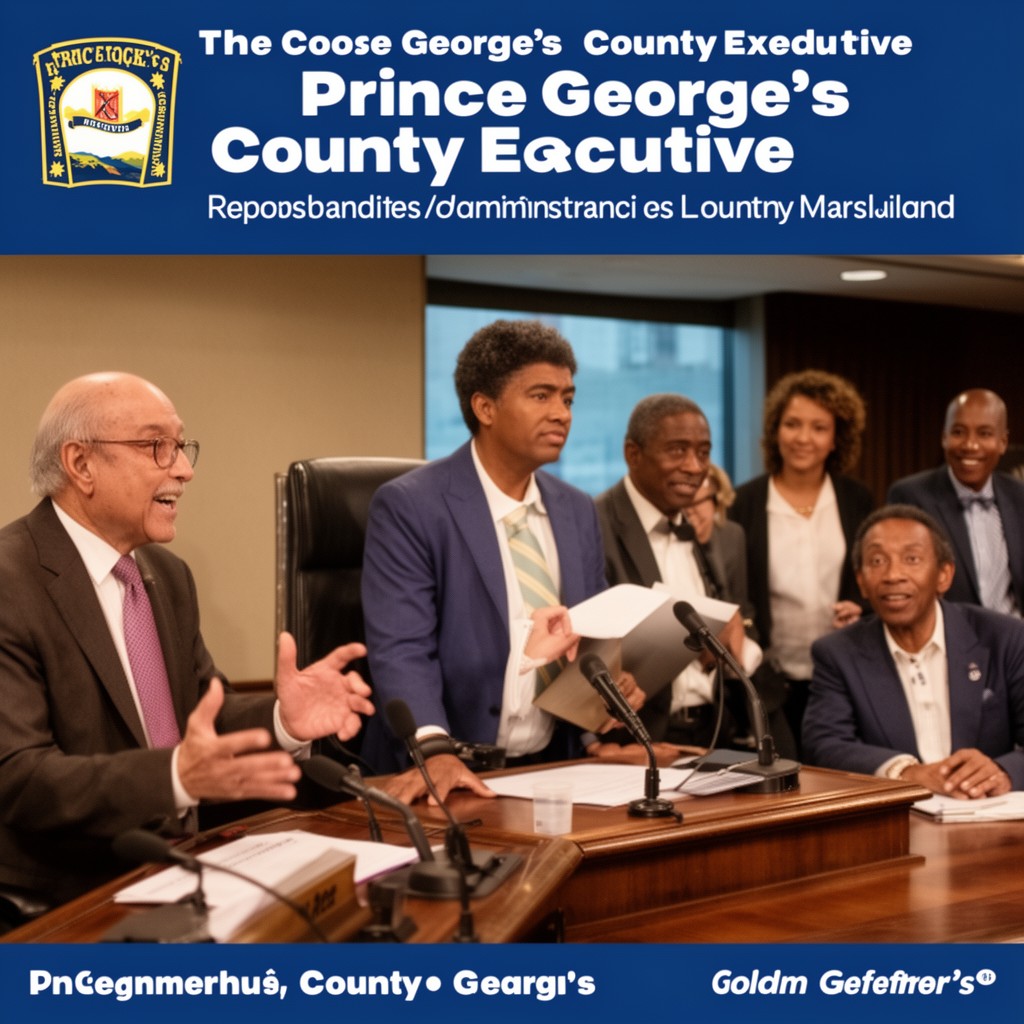 AI-generated illustration of Prince George’s County Executive