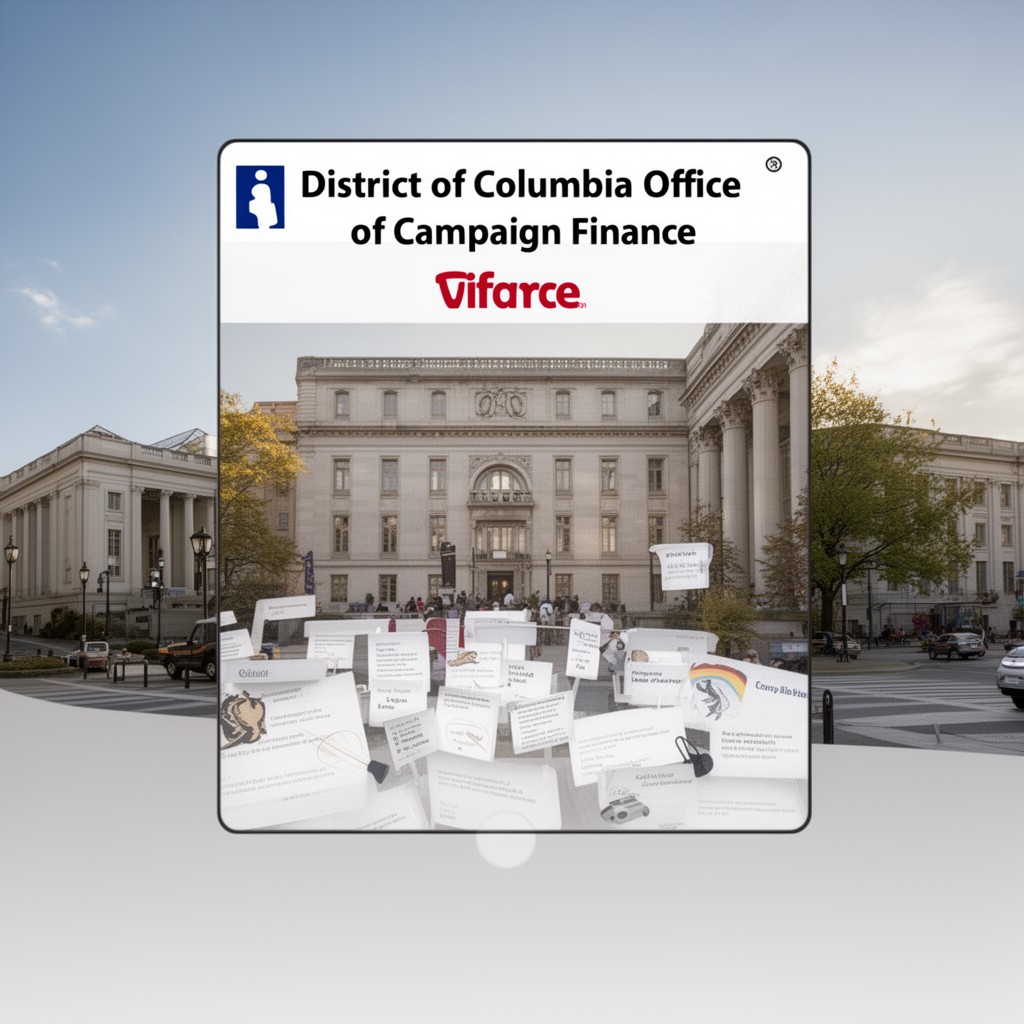 AI-generated illustration of District of Columbia Office of Campaign Finance