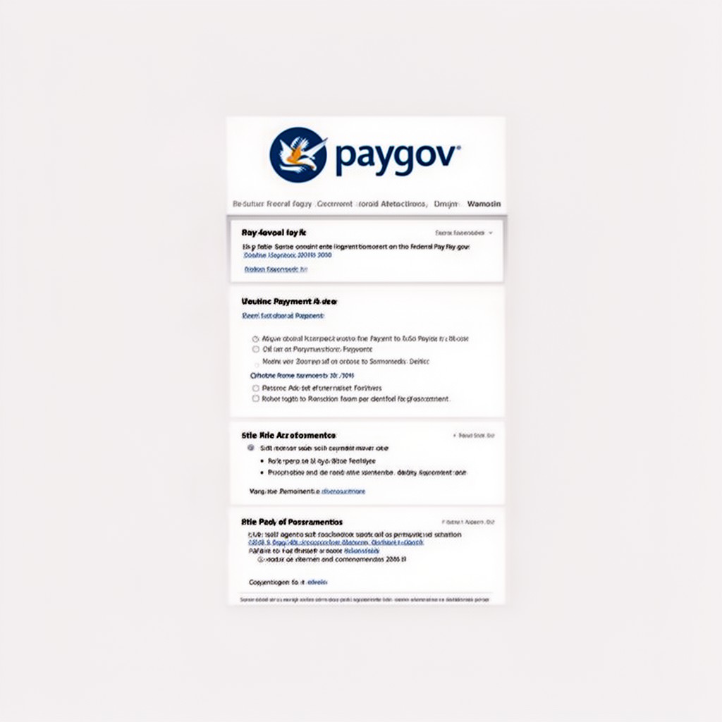 AI-generated illustration of Pay.gov