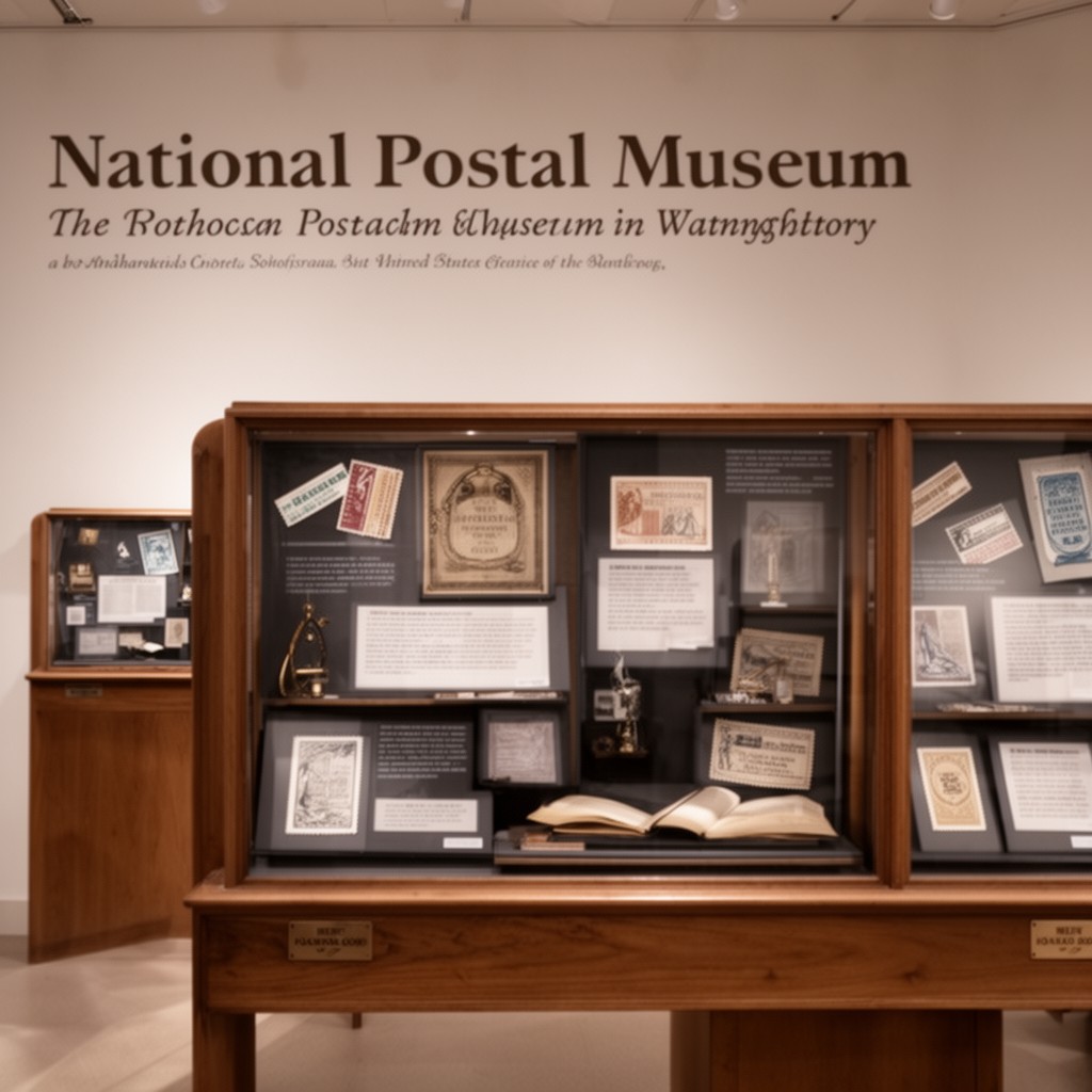 AI-generated illustration of National Postal Museum