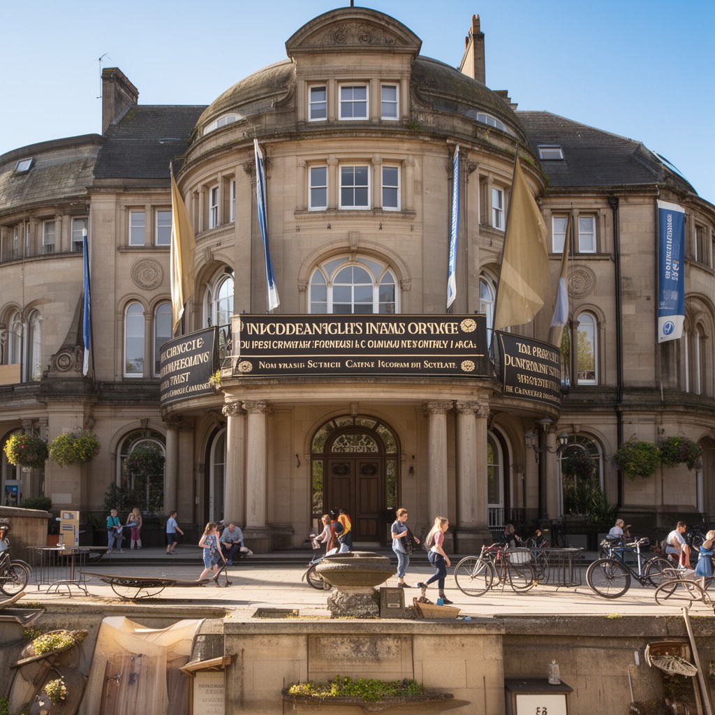 AI-generated illustration of Carnegie Dunfermline Trust