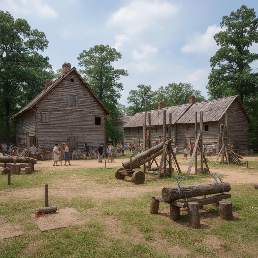 AI-generated illustration of Jamestown