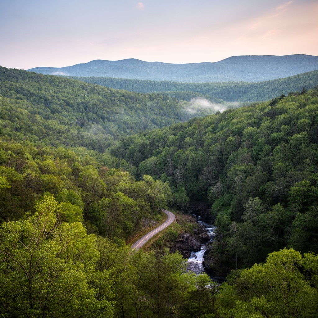 AI-generated illustration of Shenandoah National Park