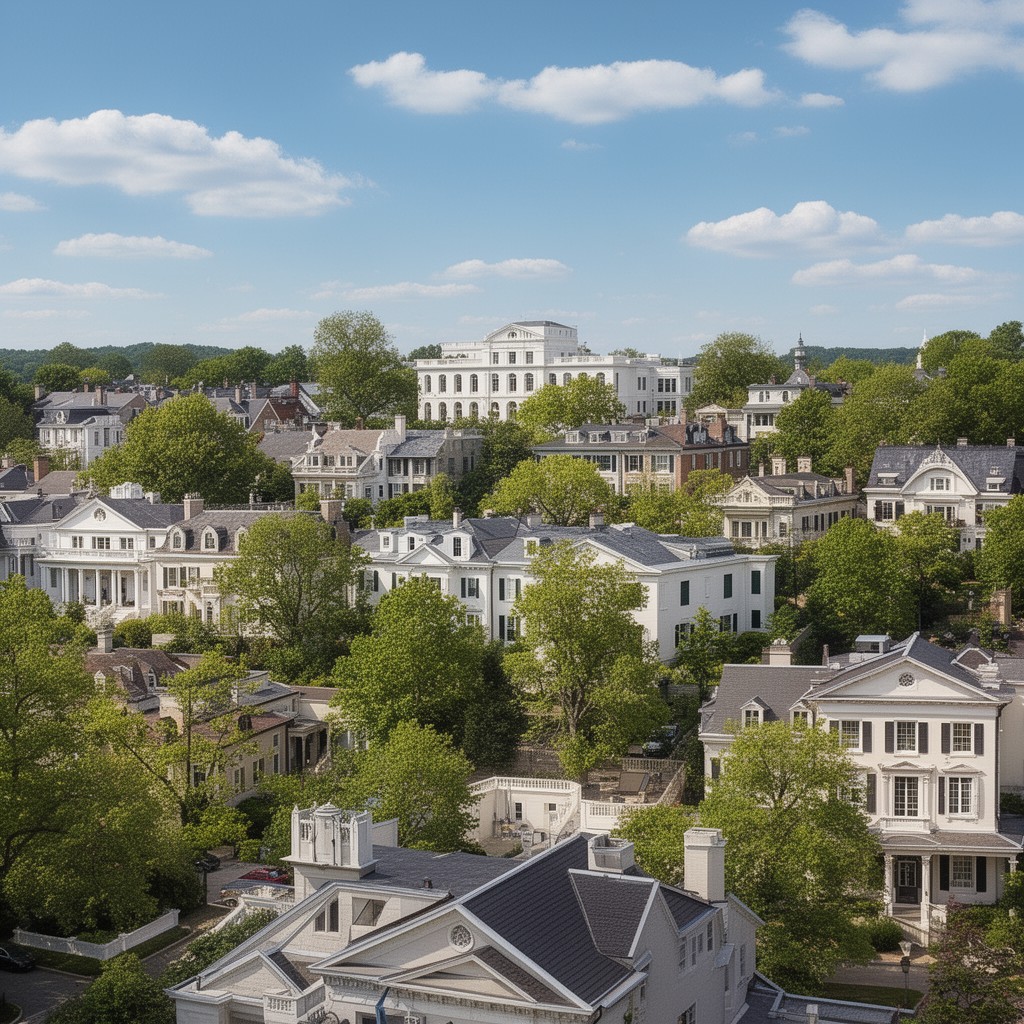 AI-generated illustration of Kalorama neighborhood