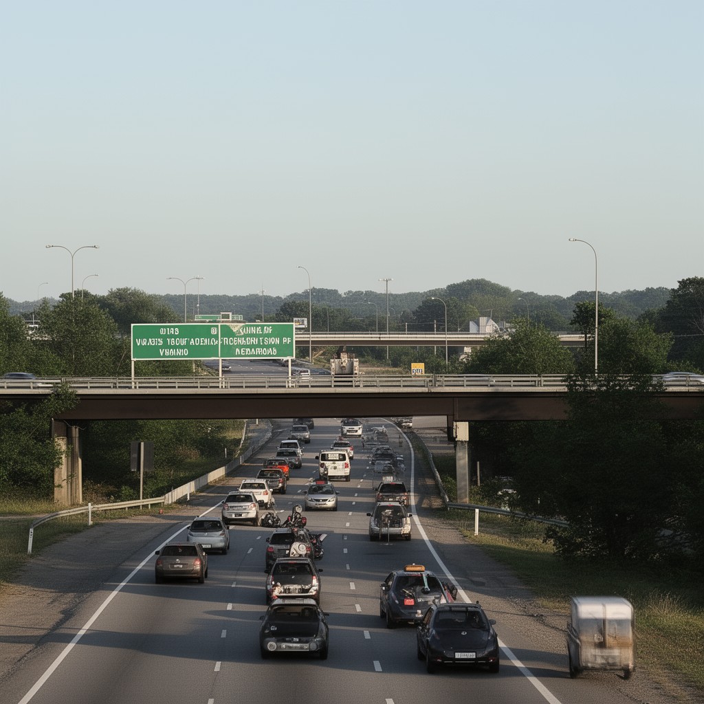 AI-generated illustration of Virginia Department of Transportation
