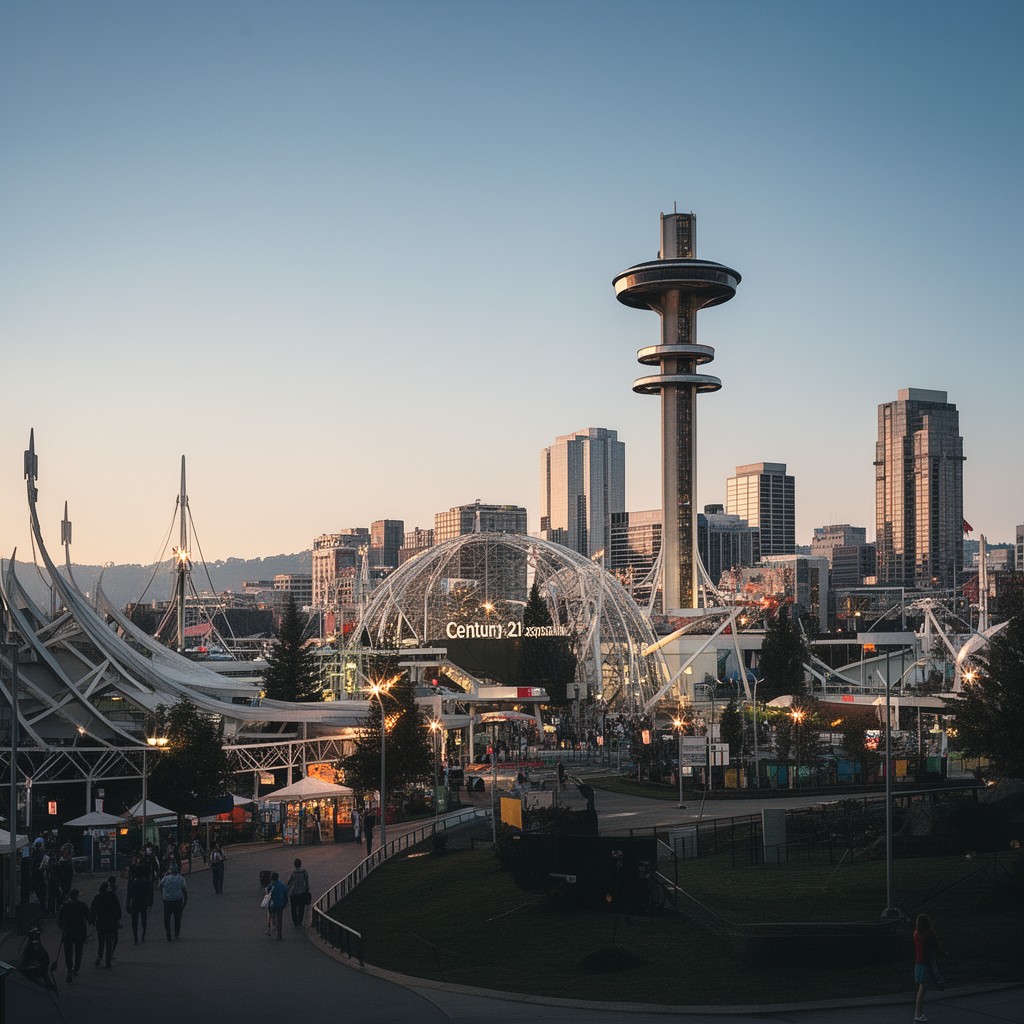 AI-generated illustration of 1962 World’s Fair