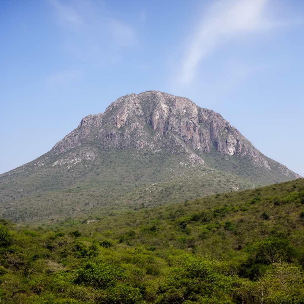 AI-generated illustration of Cerro San Rafael