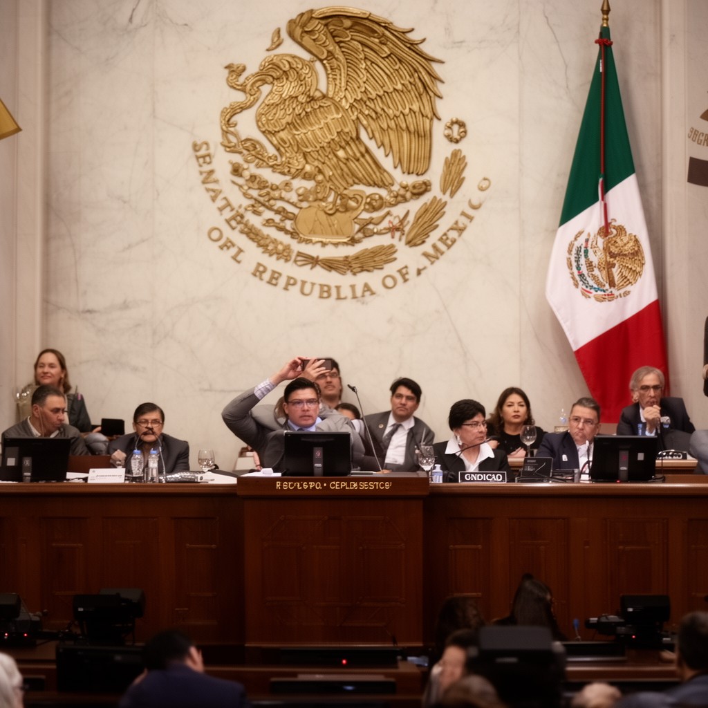 AI-generated illustration of Senate of the Republic of Mexico