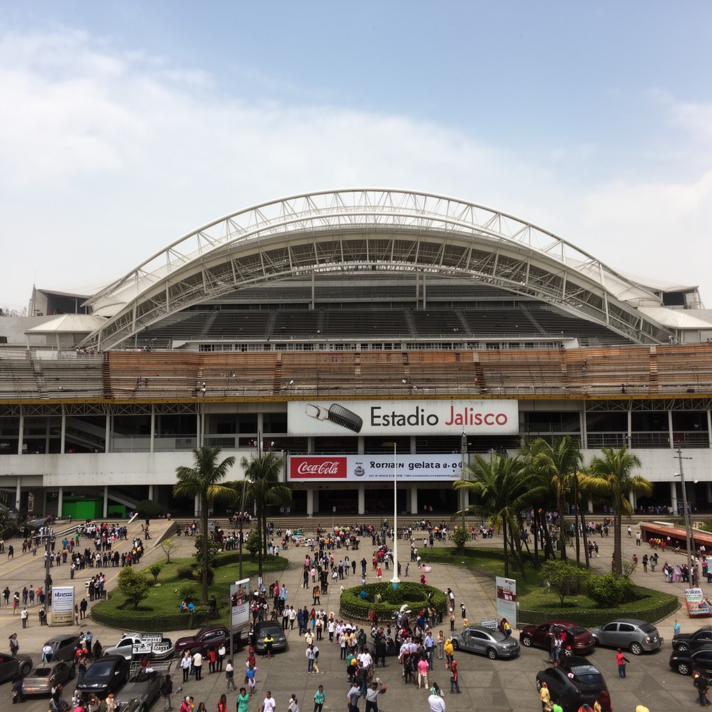 AI-generated illustration of Estadio Jalisco