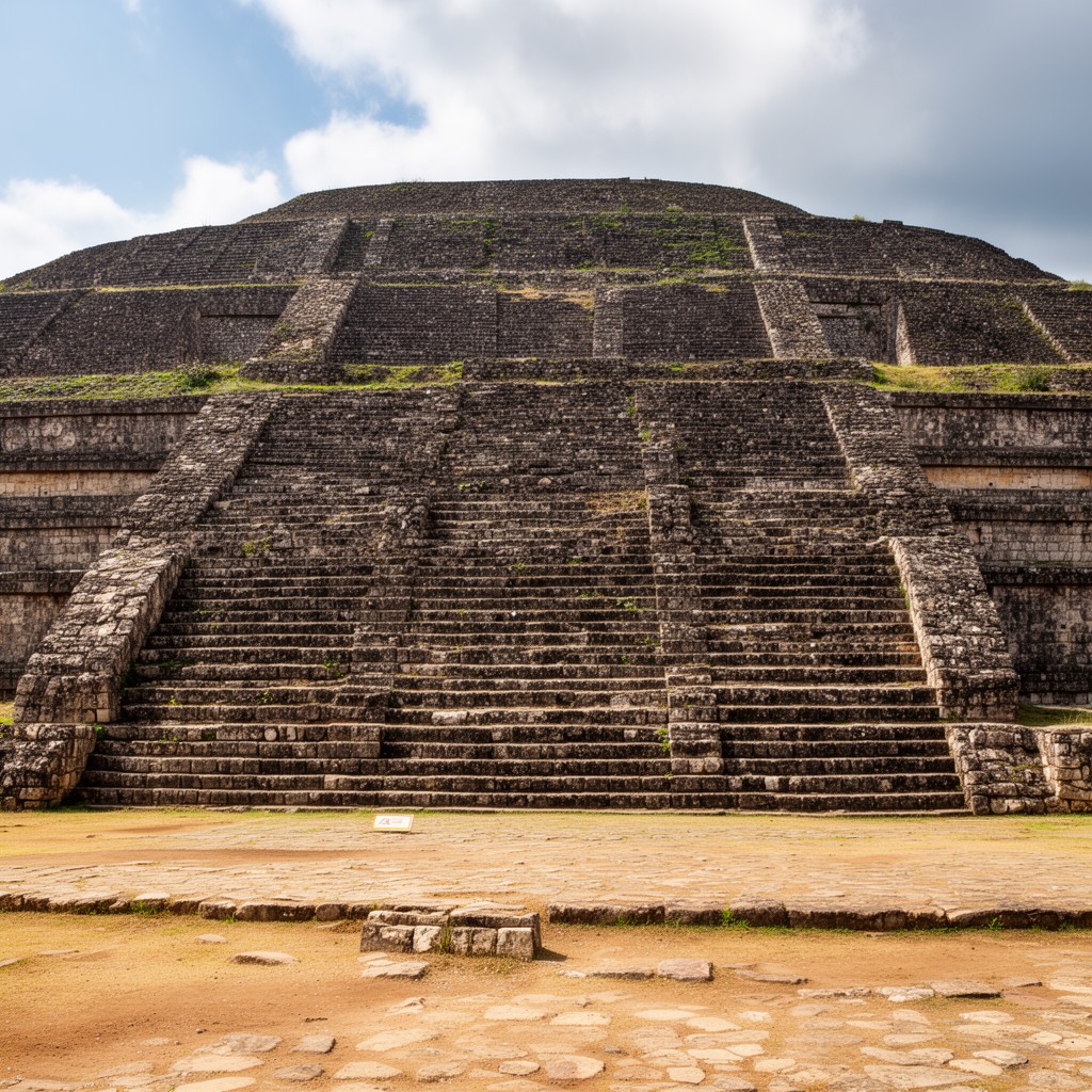 AI-generated illustration of Monte Albán