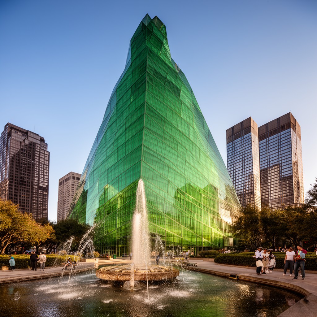 AI-generated illustration of Fountain Place