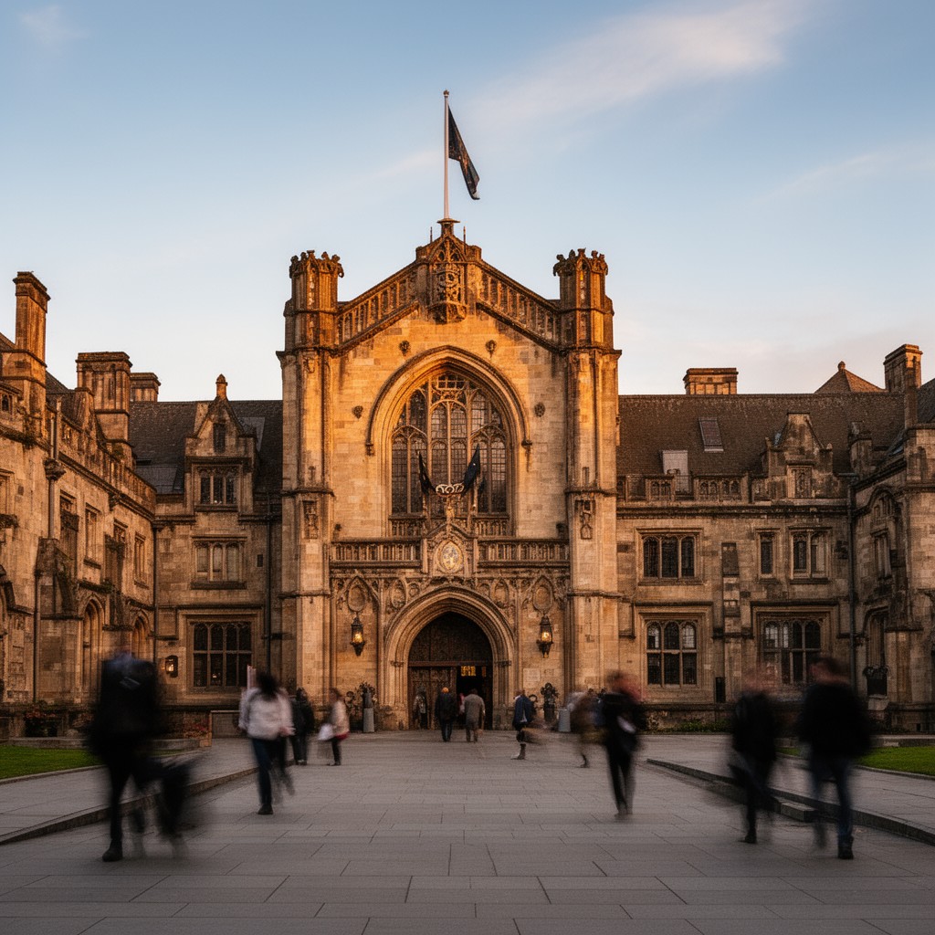 AI-generated illustration of University of Manchester