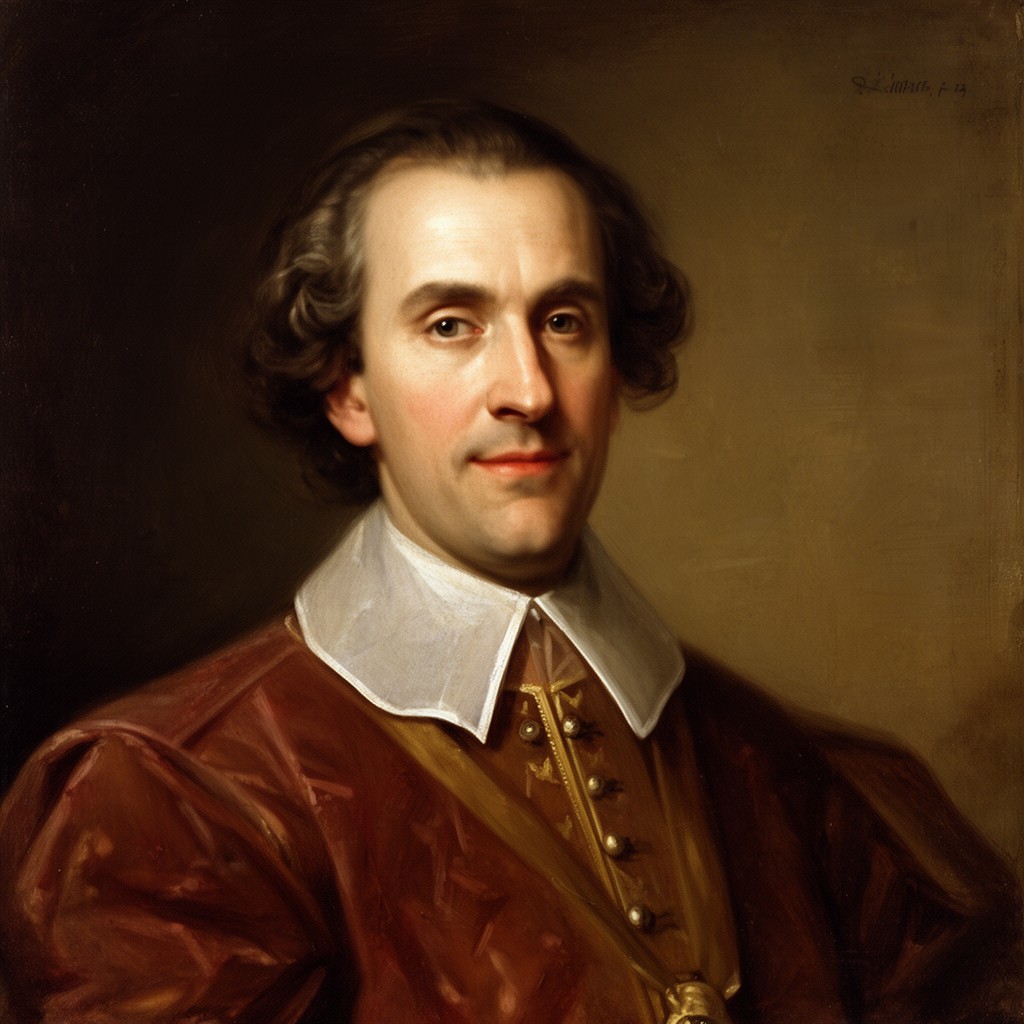 AI-generated illustration of James Shirley
