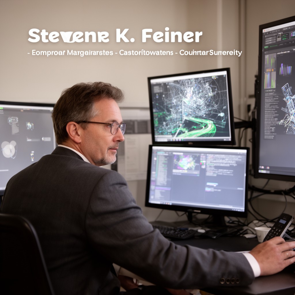 AI-generated illustration of Steven K. Feiner
