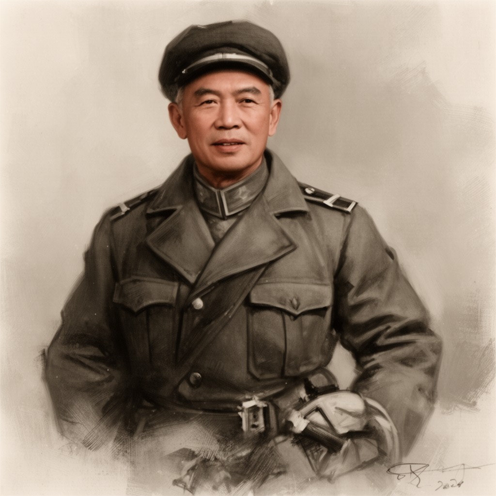 AI-generated illustration of Chiang Wei-kuo