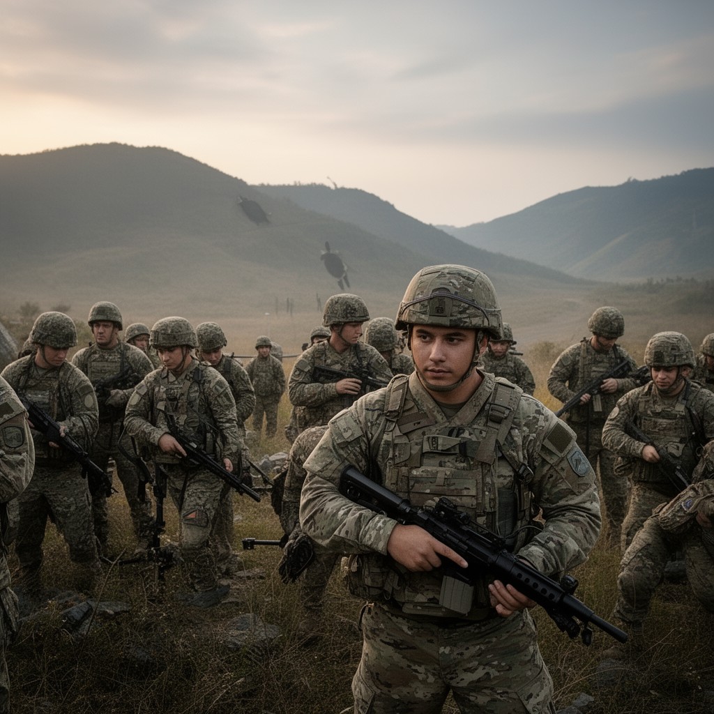 AI-generated illustration of 2nd Brigade Combat Team, 101st Airborne Division