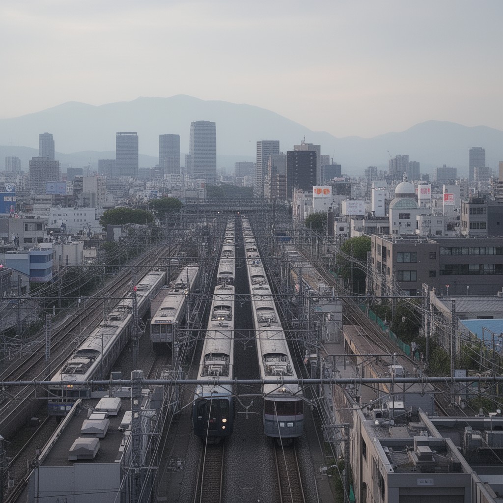 AI-generated illustration of Kintetsu Railway