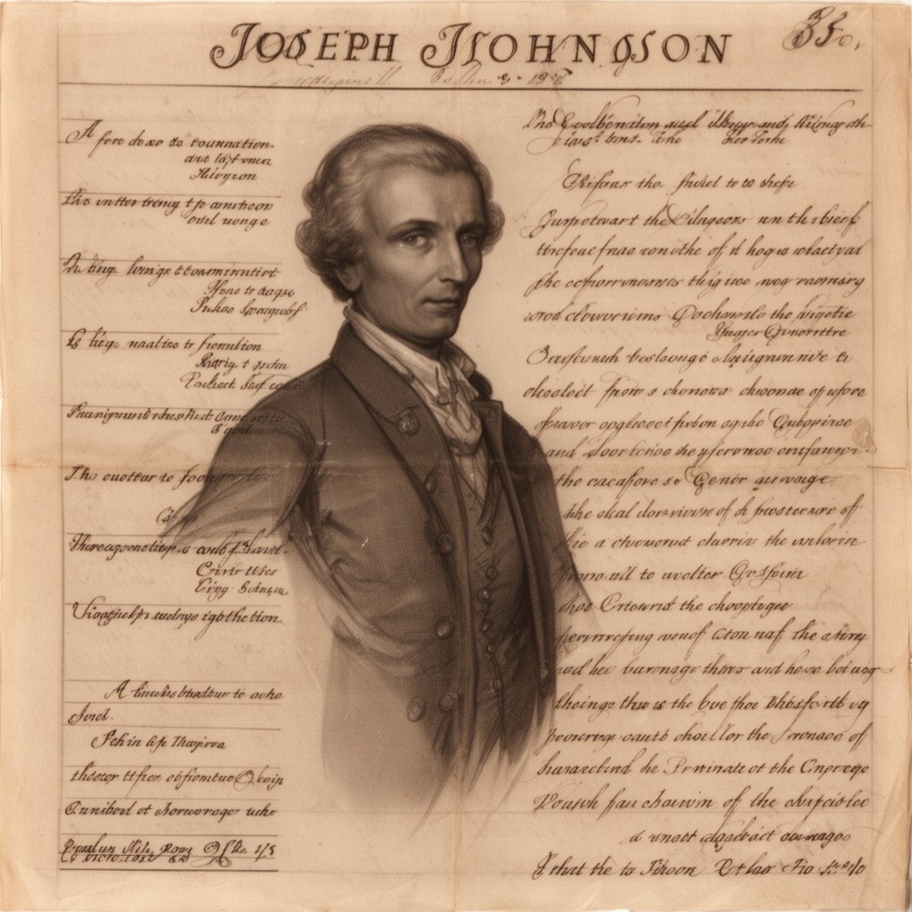 AI-generated illustration of Joseph Johnson