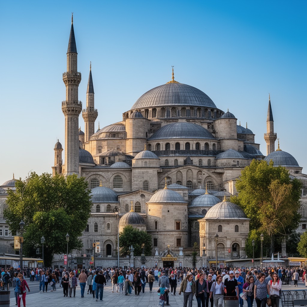 AI-generated illustration of Suleymaniye Mosque