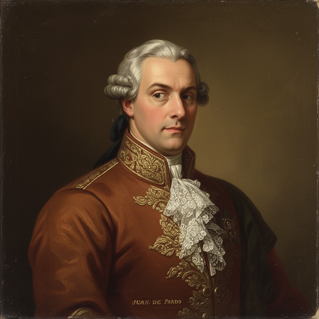 AI-generated illustration of Juan de Prado Malleza Portocarrero y Luna