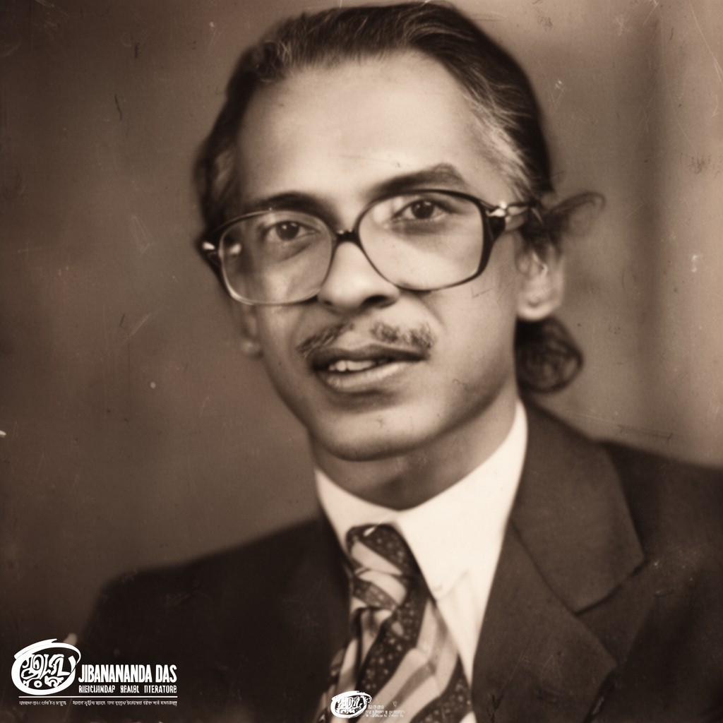 AI-generated illustration of Jibanananda Das