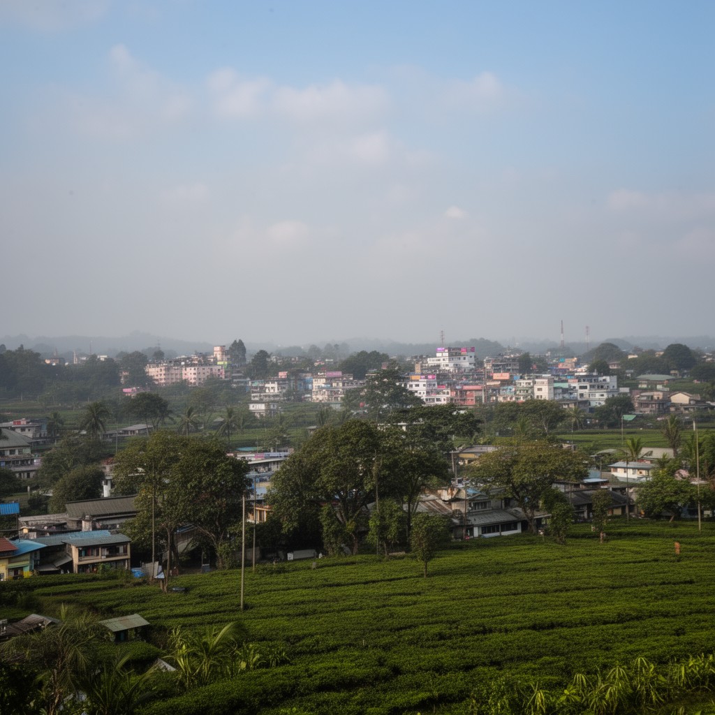 AI-generated illustration of Jorhat
