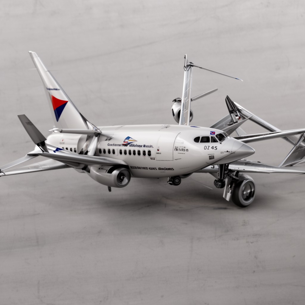 AI-generated illustration of Czech Airlines