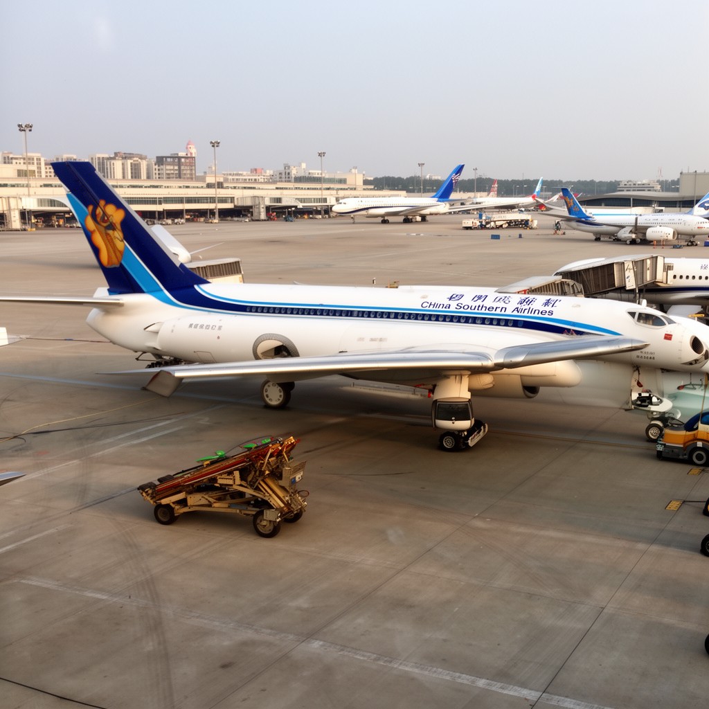 AI-generated illustration of China Southern Airlines