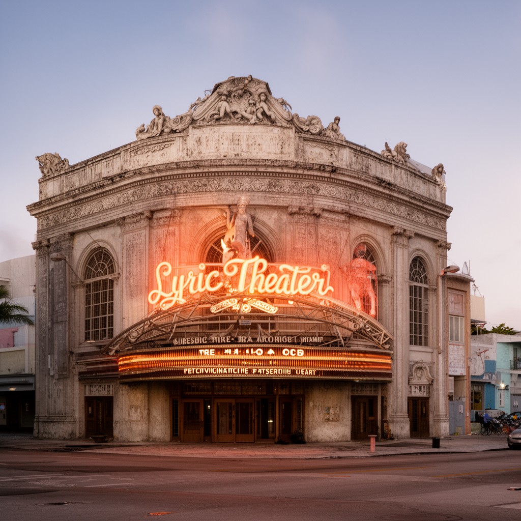 AI-generated illustration of Lyric Theater
