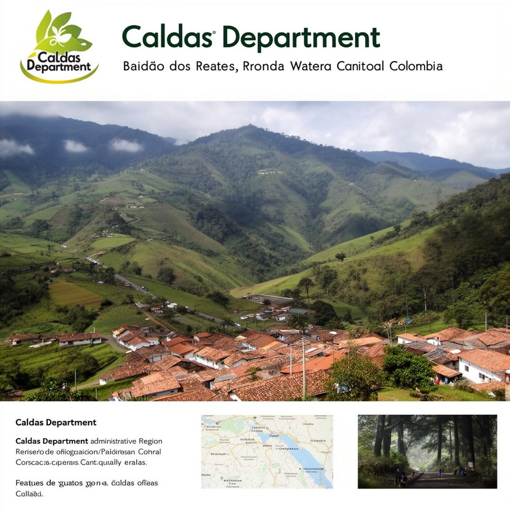 AI-generated illustration of Caldas Department