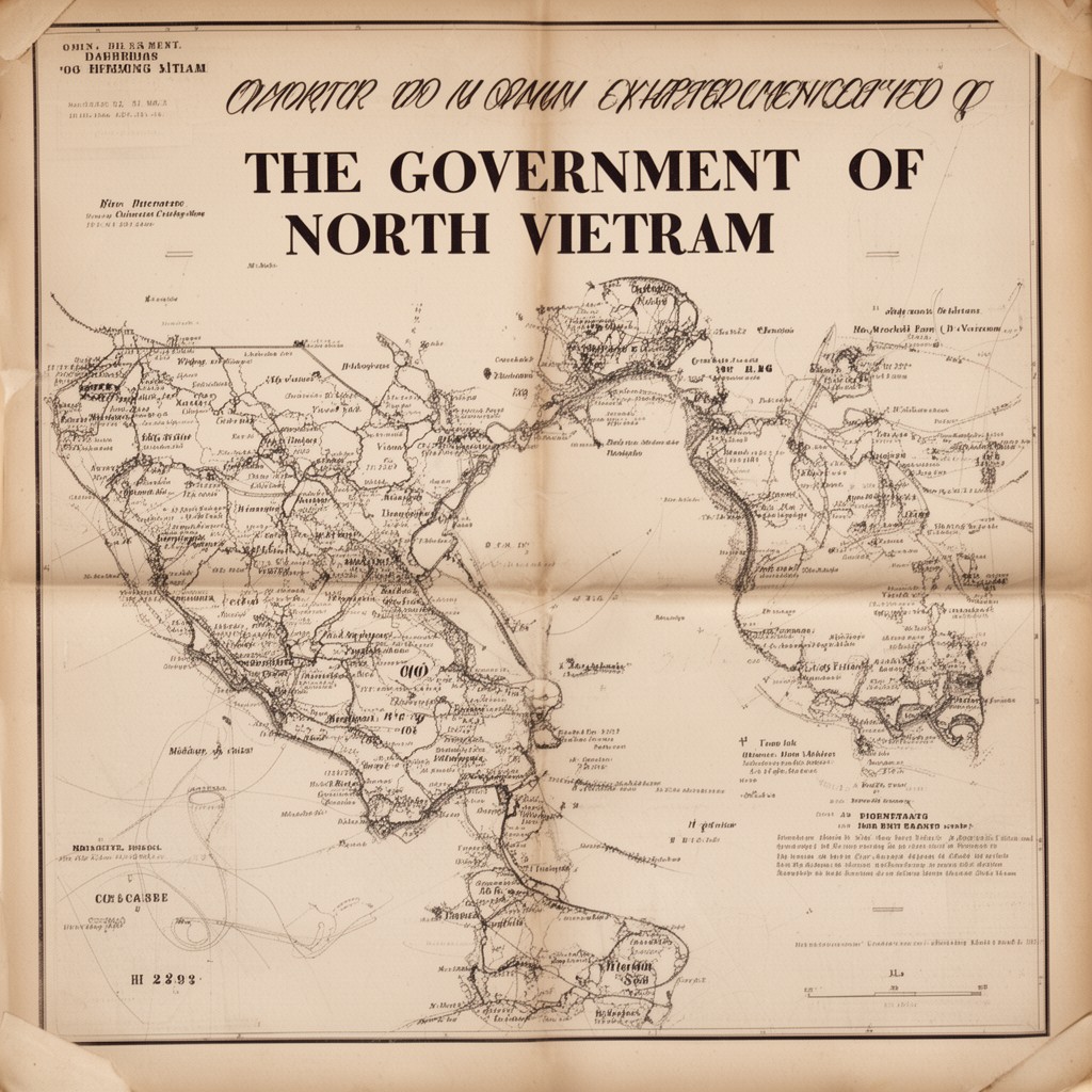 AI-generated illustration of Government of North Vietnam