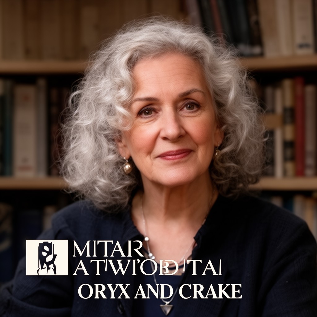 AI-generated illustration of Margaret Atwood