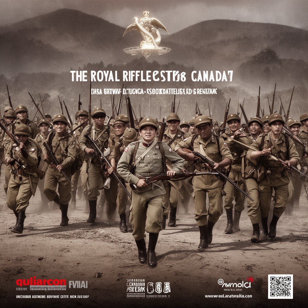 AI-generated illustration of Royal Rifles of Canada