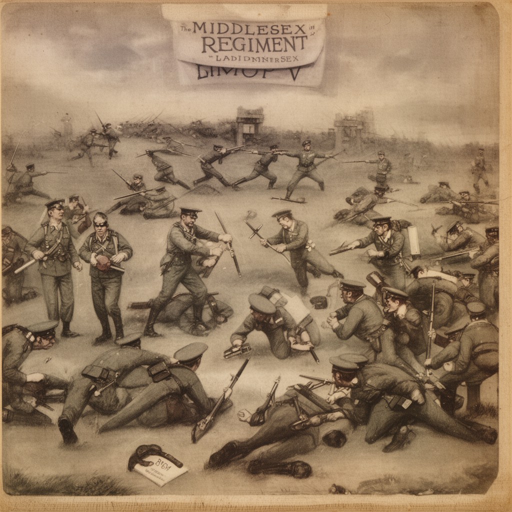 AI-generated illustration of Middlesex Regiment