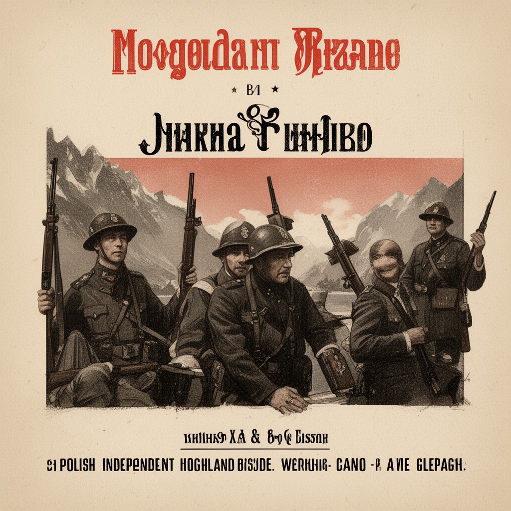 AI-generated illustration of Polish Independent Highland Brigade