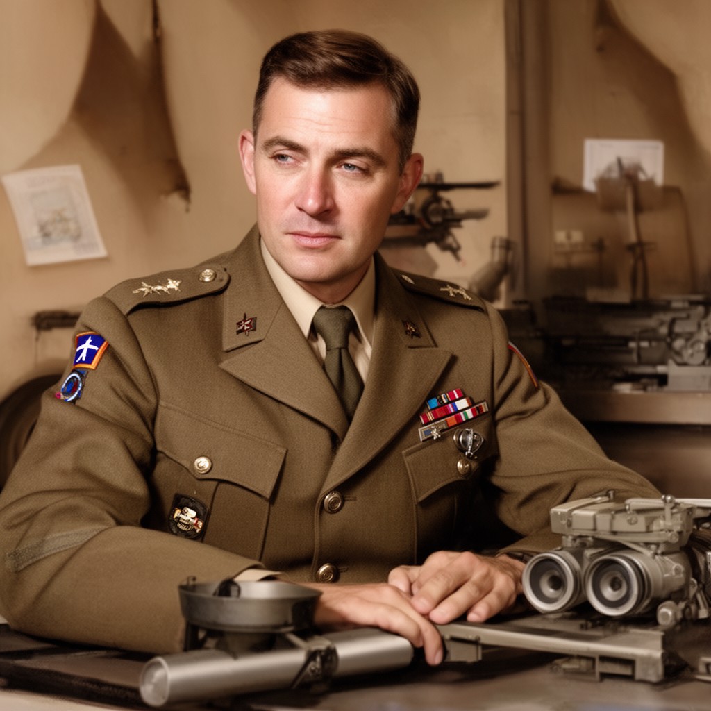 AI-generated illustration of Alexander Patch