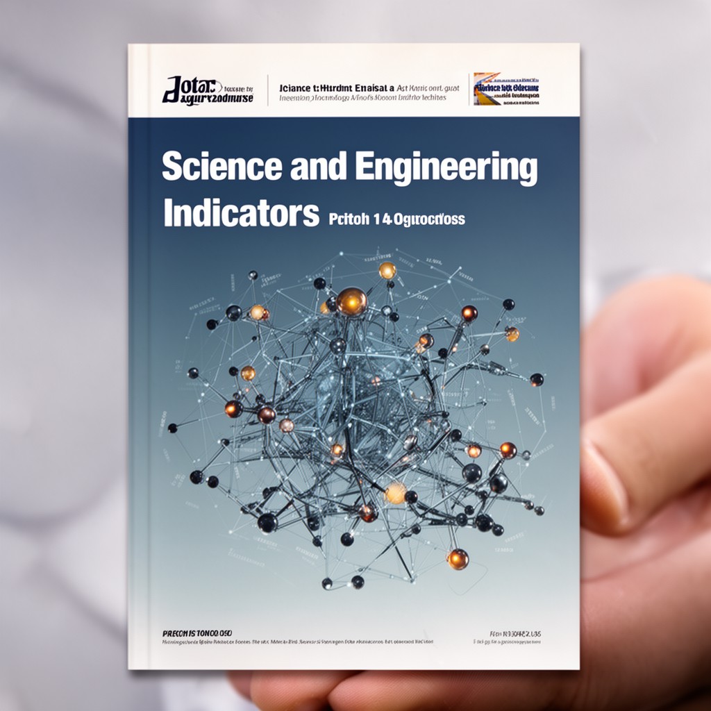 AI-generated illustration of Science and Engineering Indicators report