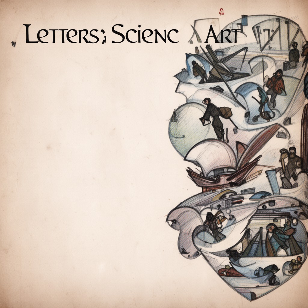 AI-generated illustration of Letters, Science, Art