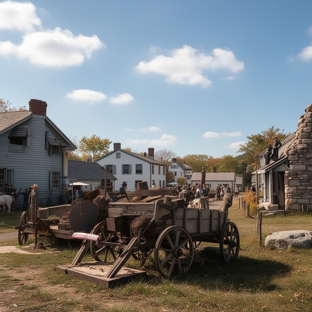 AI-generated illustration of Historic Richmond Town